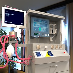 Image showing Modern hospital equipment