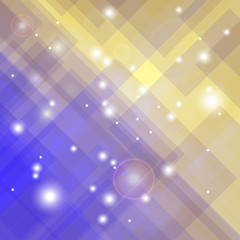 Image showing Abstract Elegant Blue Yellow Background