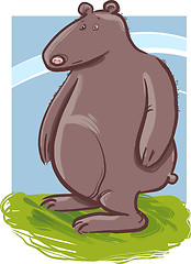 Image showing cartoon bear animal character