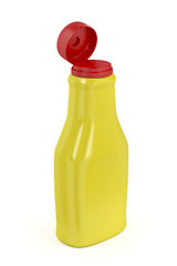 Image showing Open bottle for mustard or mayonnaise