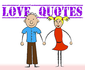 Image showing Love Quotes Shows Compassionate Dating And Extracts