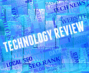 Image showing Technology Review Shows Evaluation Appraisal And Electronic