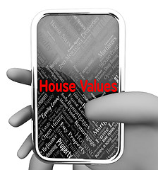 Image showing House Values Indicates Web Site And Amount