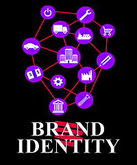 Image showing Brand Identity Means Identification Branding And Corporation