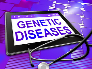 Image showing Genetic Diseases Means Microbiology Dna And Ill