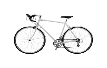 Image showing Bicycle isolated on white