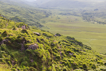 Image showing view to Killarney National Park valley in ireland