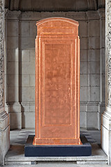 Image showing Copper Telephone Box