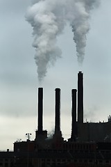 Image showing Smoking power plant