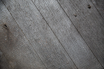 Image showing close up of old wooden boards