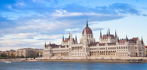 Image showing Budapest parliament view