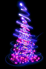 Image showing color christmas tree