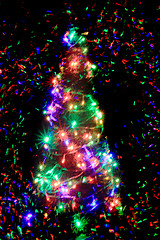 Image showing color christmas tree