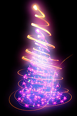 Image showing color christmas tree