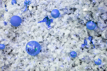 Image showing blue christmas background