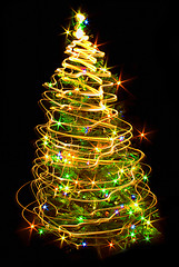 Image showing color christmas tree