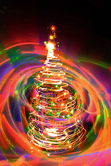 Image showing color christmas tree