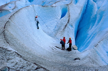 Image showing Ice Climbing