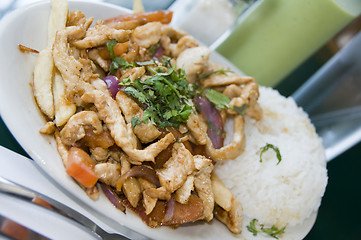 Image showing pollo saltado