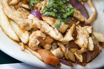 Image showing pollo saltado