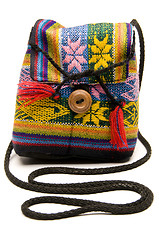 Image showing knitted small carry bag made in honduras