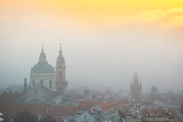 Image showing Autumn morning in Prague