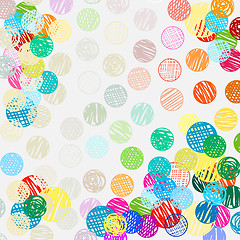 Image showing polka dots sketch