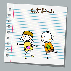 Image showing notebook paper kids