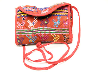 Image showing knitted small carry bag made in honduras