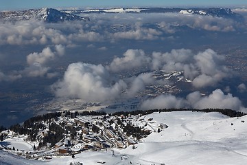 Image showing Ski Resort Town