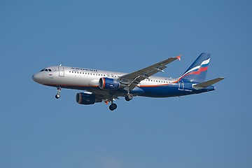 Image showing Aeroflot Aircraft Landing