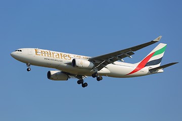 Image showing Commercial Airliner Landing