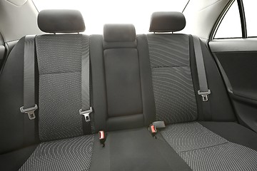 Image showing Car Interior Backseats