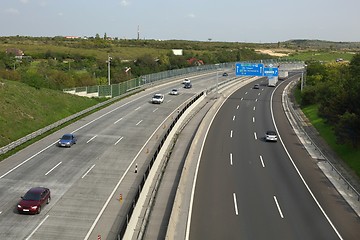 Image showing Highway with low traffic