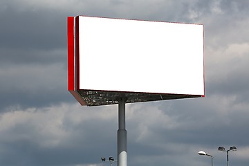 Image showing Blank Billboard Column