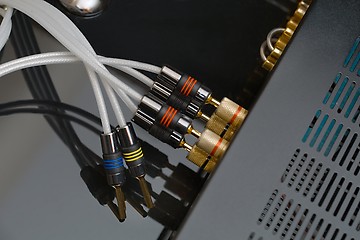 Image showing Hifi amplifier back