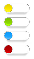 Image showing a push button in different colors