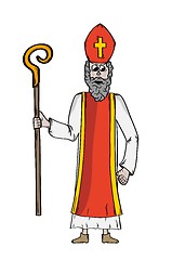 Image showing Saint Nicholas in bishop\'s clothing