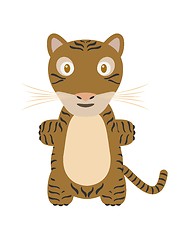 Image showing Funny tiger character