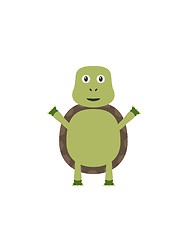 Image showing Funny turtle character