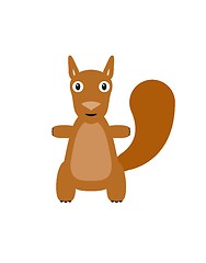 Image showing Funny squirrel character