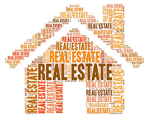 Image showing Real Estate Represents Property Market And Homes