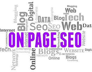 Image showing On Page Seo Means Search Engine And Dialogue