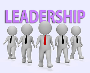 Image showing Leadership Businessmen Indicates Control Entrepreneur And Commer