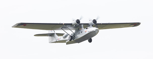 Image showing LEEUWARDEN, NETHERLANDS - JUNE 10: Consolidated PBY Catalina in 