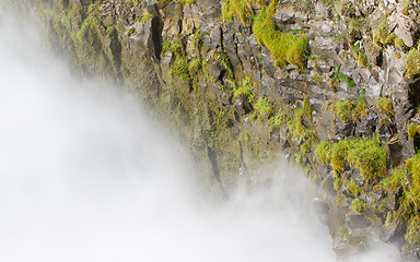 Image showing Gullfoss waterfall - Iceland - Detail