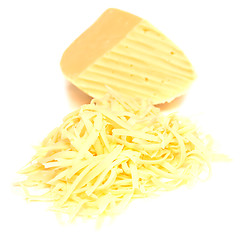 Image showing cheese on white