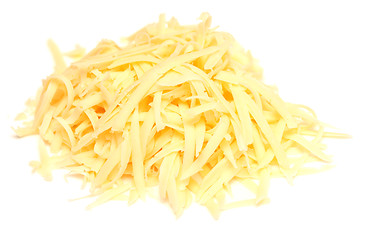 Image showing grated cheese isolated