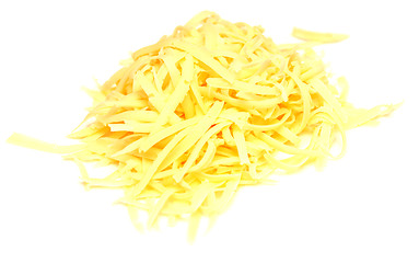 Image showing grated cheese isolated