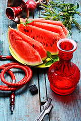 Image showing Hookah flavor watermelon
